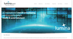 Desktop Screenshot of luminasearch.com